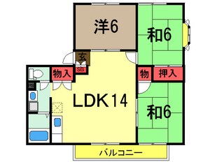 四街道駅 徒歩15分 2階の物件間取画像